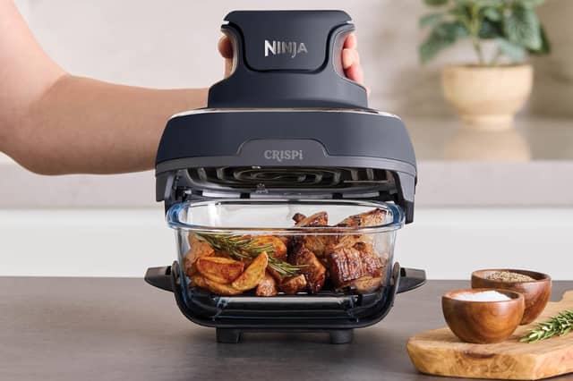 Amazon has reduced the Ninja CRISPi portable air fryer to £104 in a limited-time deal