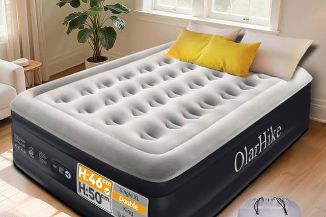 The bestselling OlarHike inflatable mattress has dropped to £59.98 in Amazon’s limited-time sale