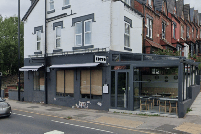 The now closed Cotto restaurant, located on Abbey Road, Kirkstall, has been listed for sale.