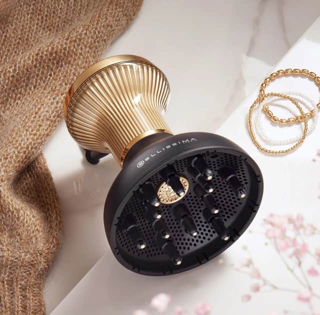 The Bellissima Italia Diffon Supreme is a hairdryer and diffuser in one - and it's brilliant for thick curly hair.