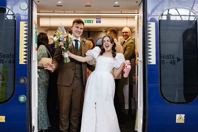 The happy couple.