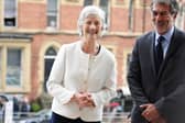 Irish president Catherine Connolly during a visit to Leeds University, as part of her official visit to the UK.