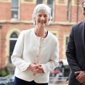 Irish president Catherine Connolly during a visit to Leeds University, as part of her official visit to the UK.