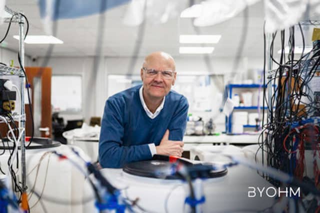 Dr Graham Cooley in the Byohm laboratory.