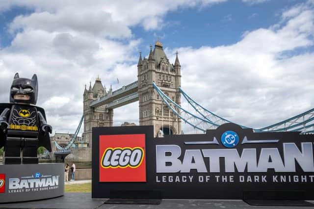 The installations brought a slice of Gotham City to central London.