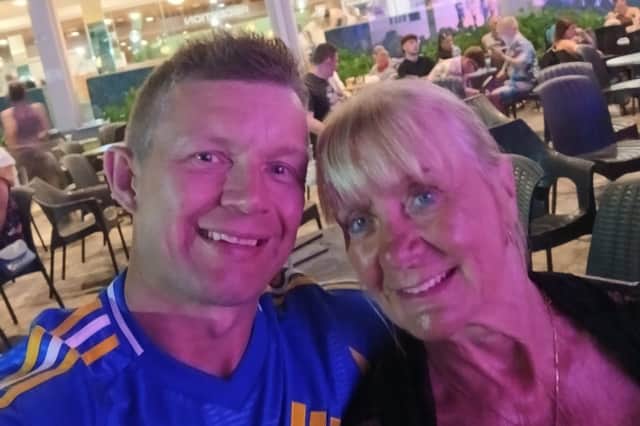 Shaun alongside his mother Eileen who was diagnosed with early onset dementia in 2022