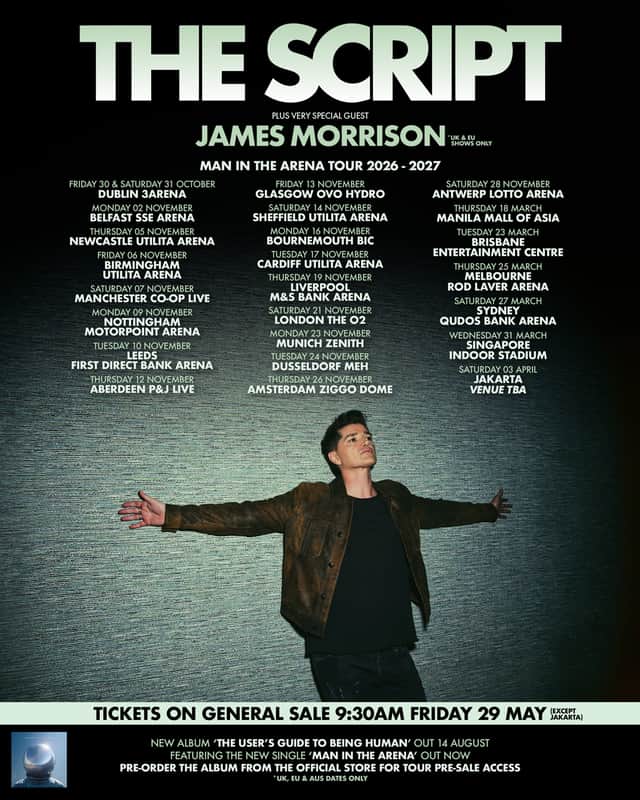 The Script Man In The Arena Tour 2026-2027
