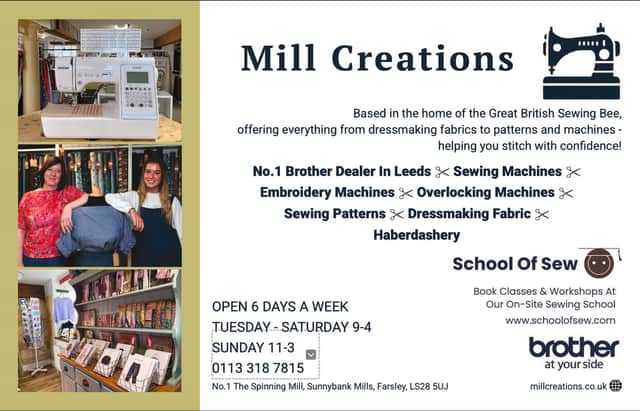 Mill Creations continues the rich textile heritage of Sunny Bank Mills Run - offering sewing machines to workshops and expert advice.