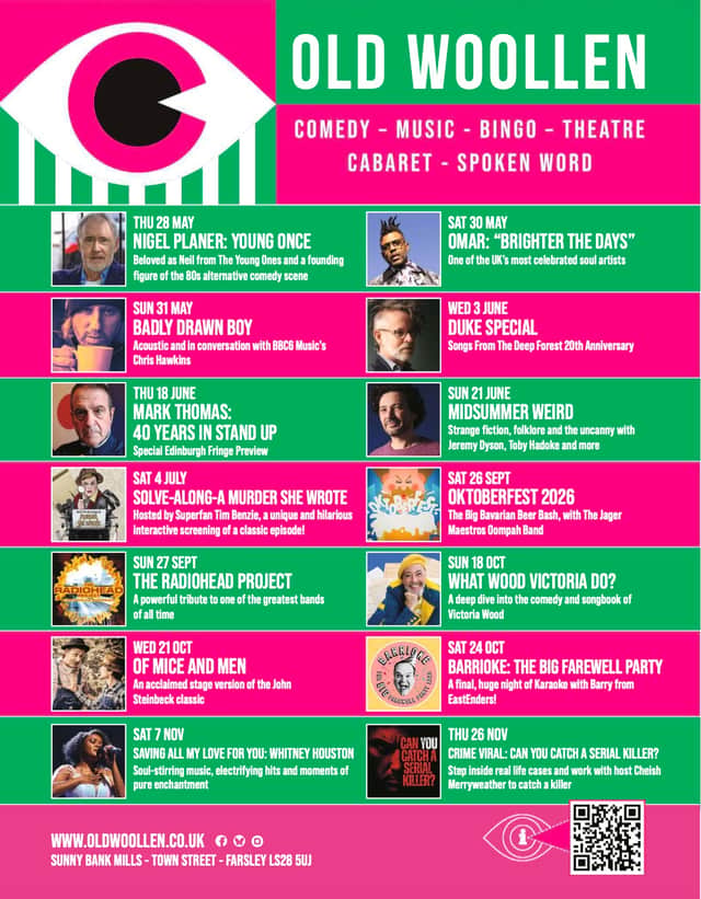 Old Woollen has transformed a repurposed mill space into one of Leeds’ standout live entertainment venues - check out what's on.