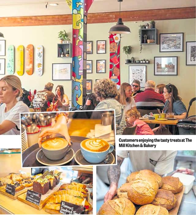 Mill Kitchen & Bakery has become the social heartbeat of Sunny Bank Mills in Farsley, Leeds.