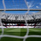 ON THE BOX: As Leeds United face West Ham at the London Stadium, above.