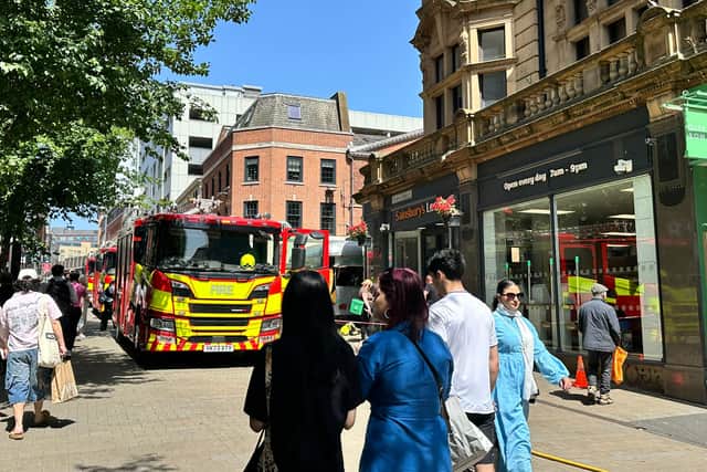 Emergency services were on the scene from approximately 1pm