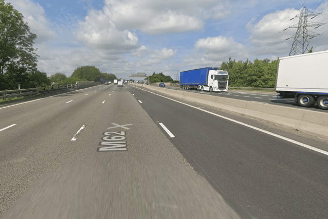 The M62 westbound will be closed between junctions 28 and 29 this coming weekend.