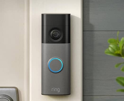The newest-generation Ring Battery Video Doorbell includes a wireless design and no-drill mounting system