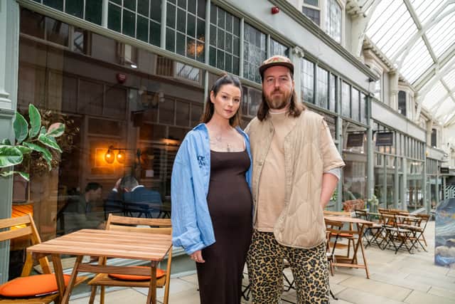 Olivia Fayne Wright and 'Morley' Dave Wright owners of Sonder's cafe within the Grand Arcade, Leeds, have decided put the business up for sale due to financial and practical issues.