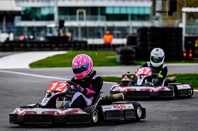 For Caitlin, the draw of motorsport is the "adrenaline" you feel when driving