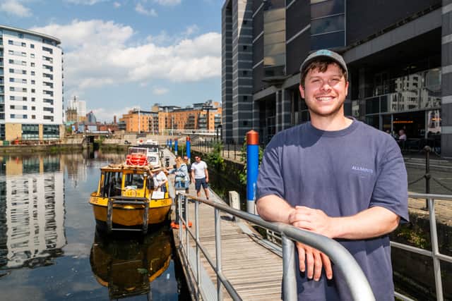 After getting off the water taxi, Matt Ogden said: "It was a really fun ride. A short and sweet trip that was a great way to get immersed in the city as soon as you get off the train."