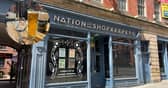 Nation of Shopkeepers is a city centre pub offering traditional pub favourites