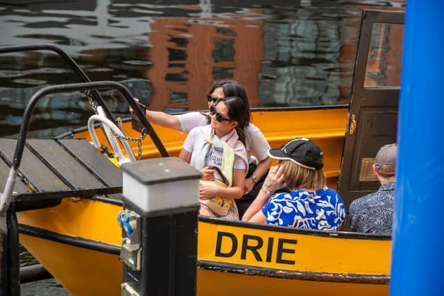 The water taxis were back up and running in time for the scorching weather that we have been blessed with.