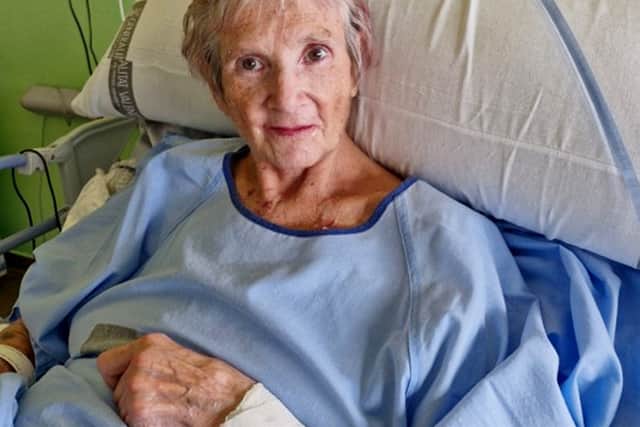 Mandy Tipling, 65, in hospital.