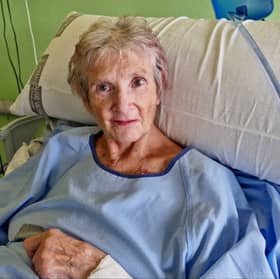 Mandy Tipling, 65, in hospital. 
