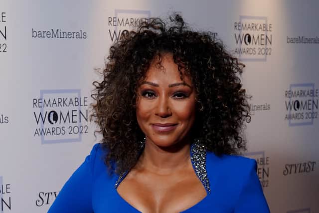 Mel B at the Stylist Remarkable Women Awards in London