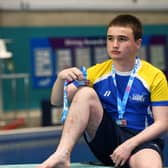 Leeds diver and double Junior Nationals gold medallist Felix Wheeler training at the City Of Leeds Diving Club, John Charles Centre for Sport, Aquatic Centre.
13th  April 2026.
Picture Jonathan Gawthorpe