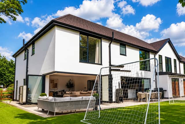 The garden is perfect for family life