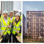 Caddick Construction has held a groundbreaking ceremony to mark the start of the development of the new room2 'hometel' on Lisbon Street in Leeds.