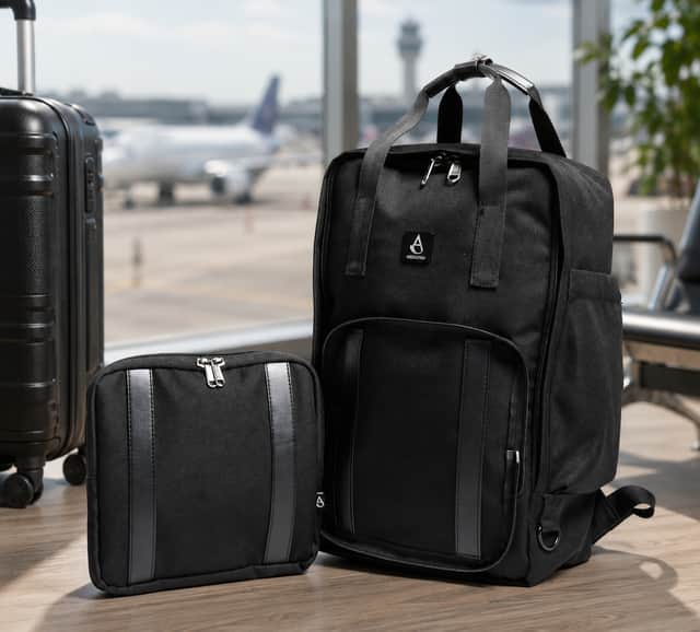 This Aerolite 2-in-1 backpack is a genius choice as it means travellers can have two bags with their Ryanair free cabin bag allowance.