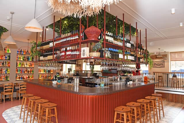 One of the biggest differences from Sheffield is the dedicated bar area and a new bar snack menu.