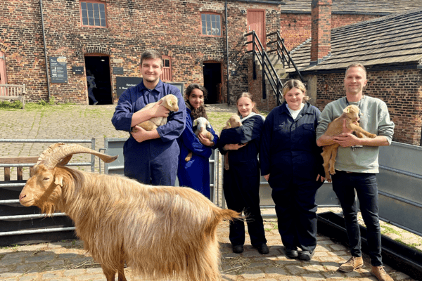 The £6 million upgrade to Leeds City College’s School of Animal Care and Land Management at Temple Newsam Home Farm is underway