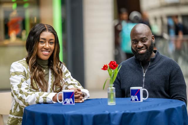 Two of AXA's mentors, Izzy Obeng and Raphael Sofoluke, asked city workers about their self-employed ambitions