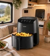 The COSORI Lite 3.8L Air Fryer is designed for compact kitchens, caravans and motorhomes where space is limited.