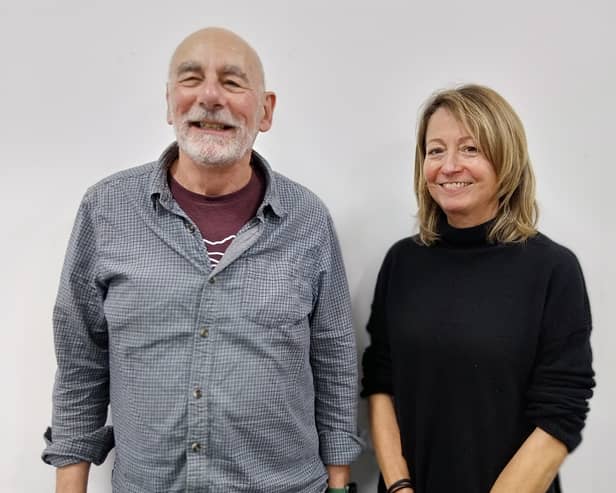 Jonathan Phillips and Jane Mischenko from Healthwatch Leeds