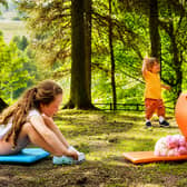 Designed for kids or adults, these funky outdoor chairs are a great way to enjoy the great outdoors in comfort