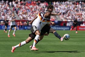 QUICK RETURN: For Leeds United attacker Brenden Aaronson in Saturday's final pre-World Cup friendly against  Germany, above.