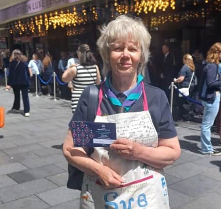 Sue was recognised at a red carpet celebration in London for her long-standing dedication to Girlguiding