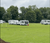 Traveller's set up an encampment on Soldier's Field in Leeds.