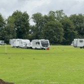 Traveller's set up an encampment on Soldier's Field in Leeds.