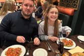 Isla and her dad, Sean, who described the at-home service as 'crucial'.