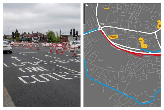 The overnight closures are set affect Pudsey Ring Road.