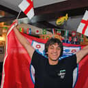 10th june 2026
World Cup pub feature.
Pictured  Barman Lee Tennakoon gets ready for the World Cup at the Gaping Goose, Garforth Leeds.
Picture Gerard Binks