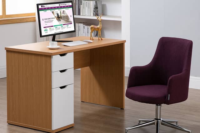 The Aspyre Uno combines sleek styling with clever storage to help transform home working spaces