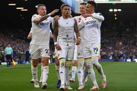 PRAISE: From former Leeds United star Raphinha for ex-Whites team mate Liam Cooper, second right.