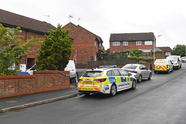 Police have launched a murder investigation after a woman was found dead in Foster Square, Belle Isle