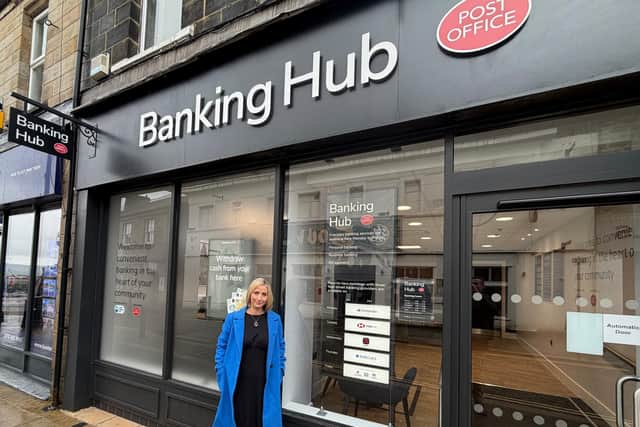 Claire Adrych, Cash Access UK’s regional manager, pictured at the Yeadon hub