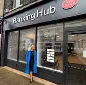 Claire Adrych, Cash Access UK’s regional manager, pictured at the Yeadon hub 