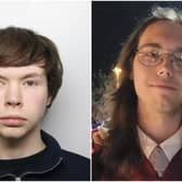 Dylan Phelan, left, has been jailed after encouraging 21-year-old Travis Dyer to take his own life over video call 