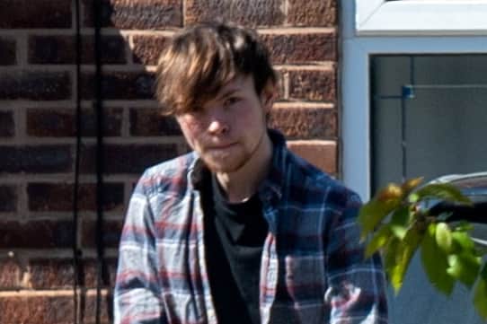 Dylan Phelan pictured outside his home in Churwell